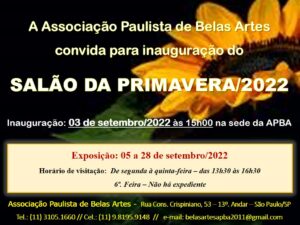 Salão da Primavera 2022 APBA - Ricardo do Rosário Artes