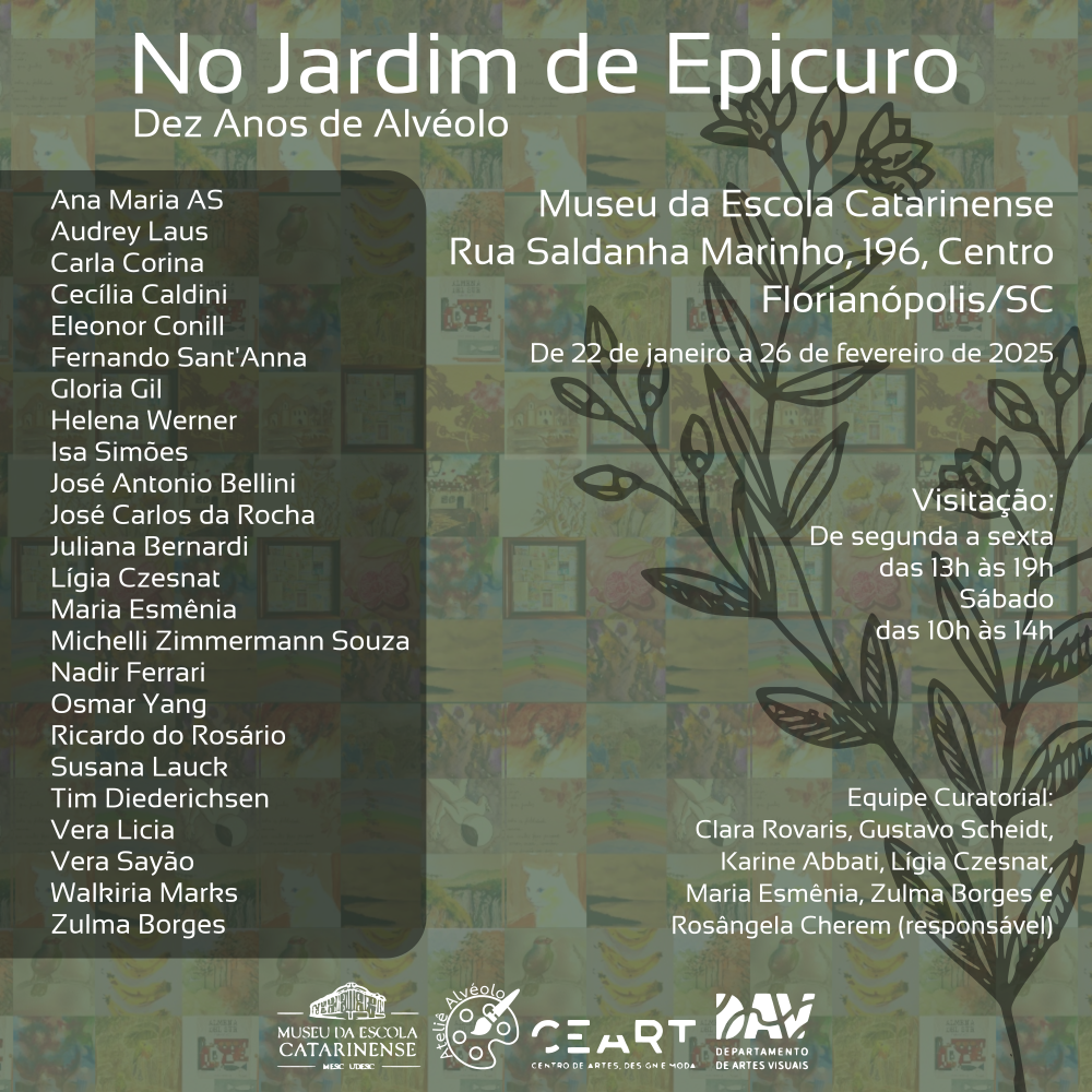 Exposição coletiva No Jardim de Epicuro